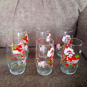 Strawberry Shortcake glasses (6)